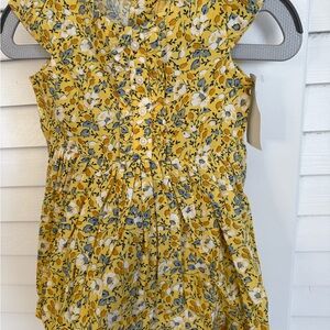 OshKosh B'gosh Yellow Floral Kids Dress